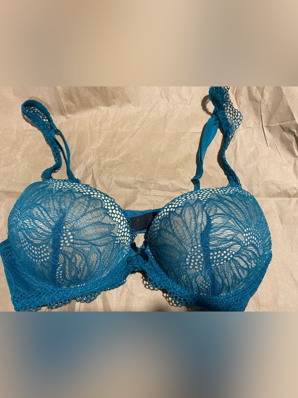 Teal Lace Underwire Bra - Women Intimates & Sleepwear